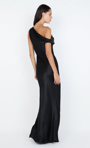 SOL ASYM DRESS - BLACK