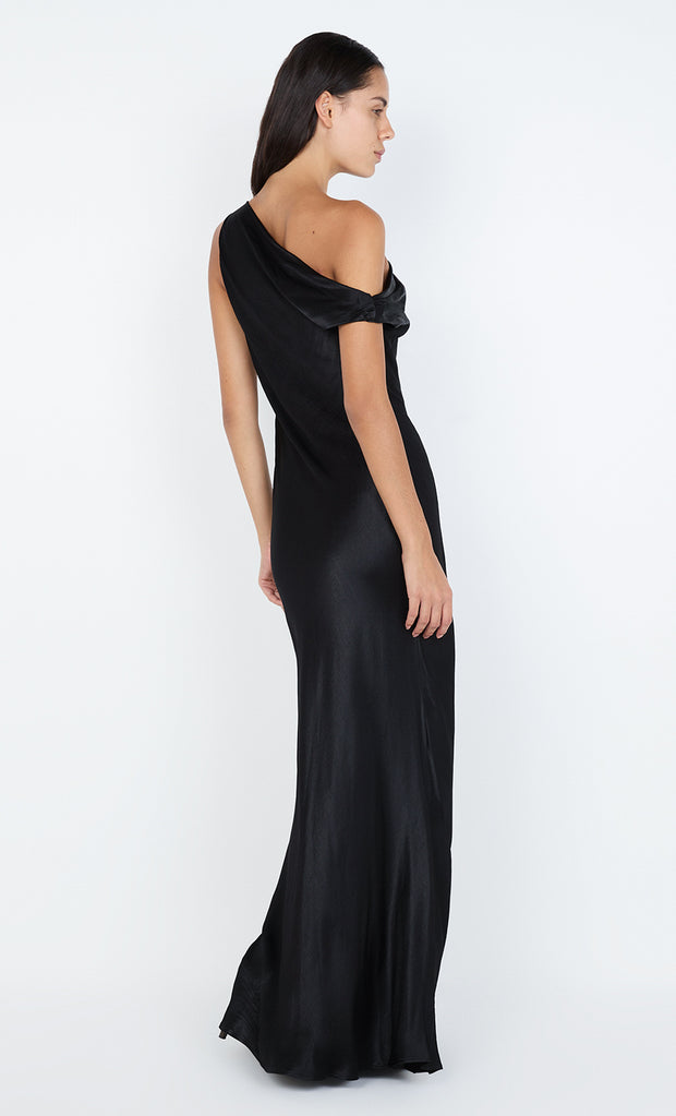 SOL ASYM DRESS - BLACK