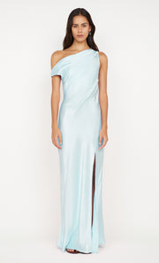 SOL ASYM DRESS - ARCTIC BLUE