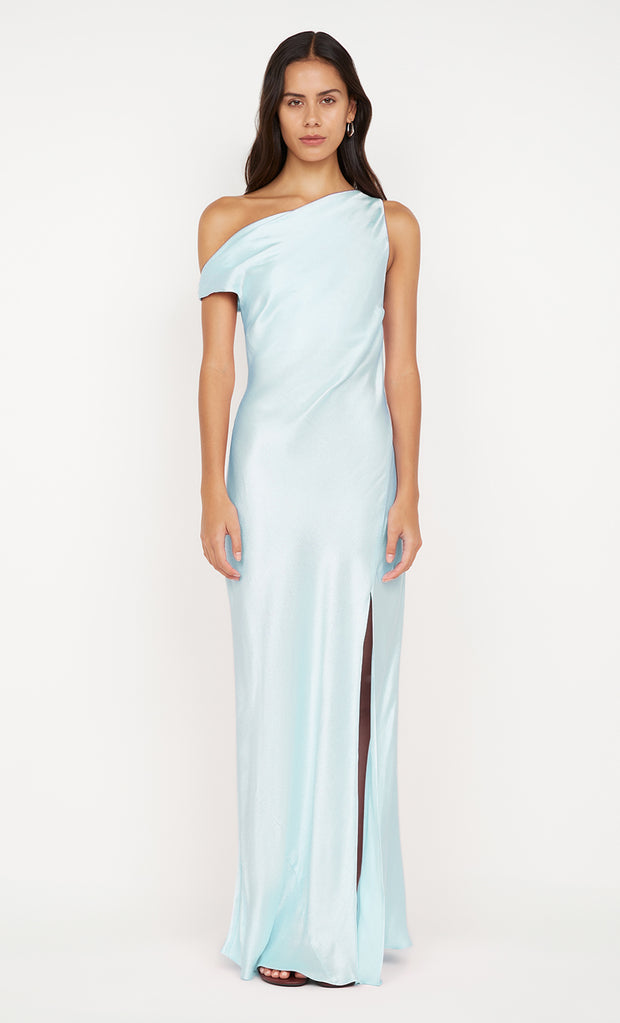 SOL ASYM DRESS - ARCTIC BLUE