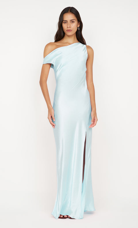 SOL ASYM DRESS - ARCTIC BLUE