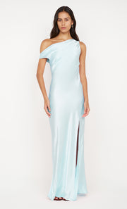 SOL ASYM DRESS - ARCTIC BLUE