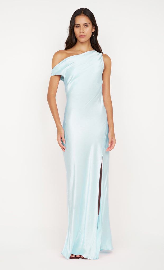 SOL ASYM DRESS - ARCTIC BLUE