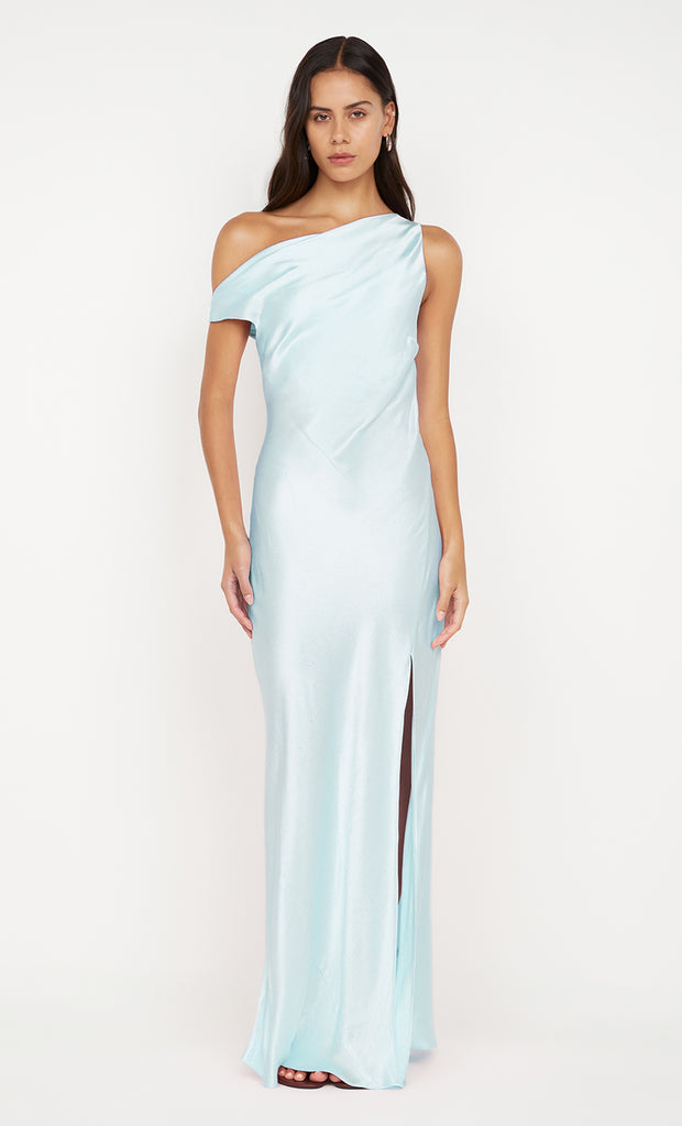 SOL ASYM DRESS - ARCTIC BLUE