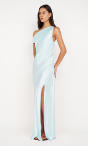 SOL ASYM DRESS - ARCTIC BLUE