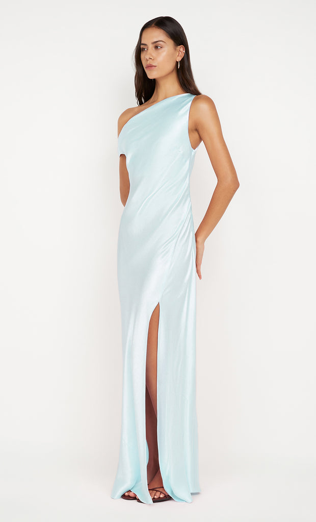 SOL ASYM DRESS - ARCTIC BLUE