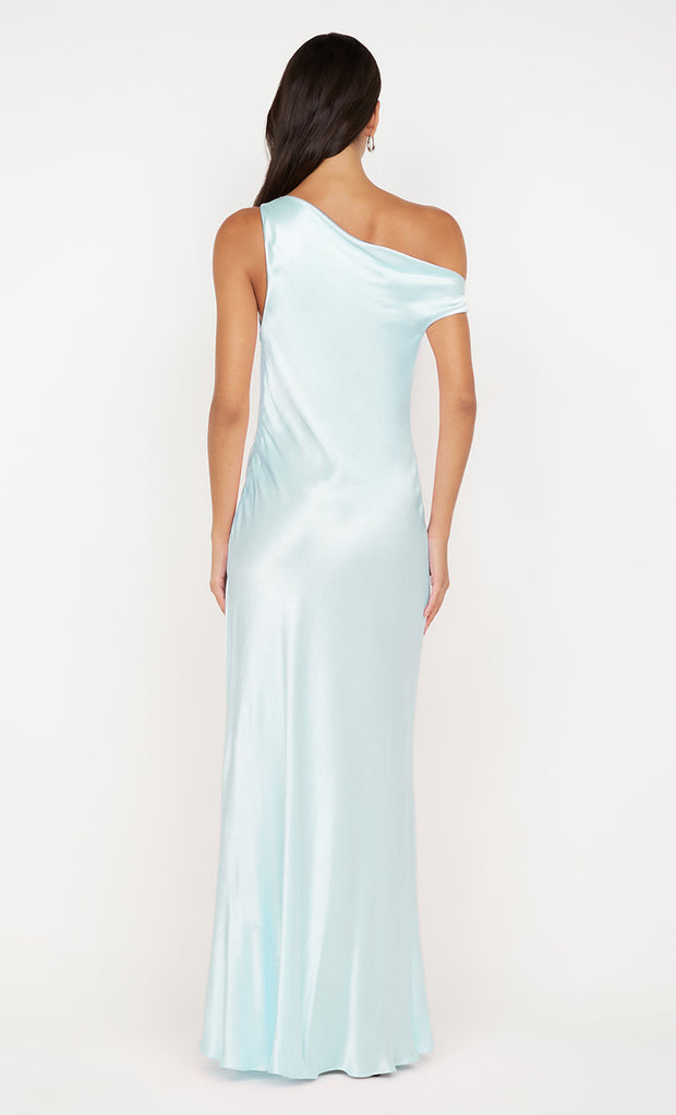 SOL ASYM DRESS - ARCTIC BLUE