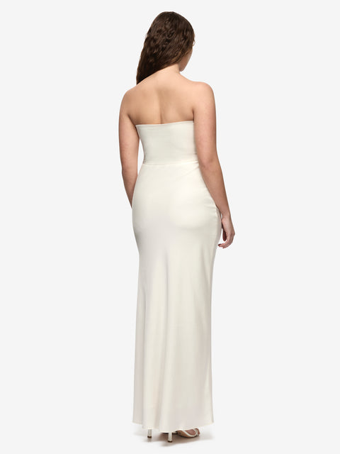 ETERNITY STRAPLESS MAXI DRESS - CREAM