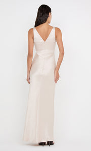 AUSTEN V NECK MAXI DRESS - SAND