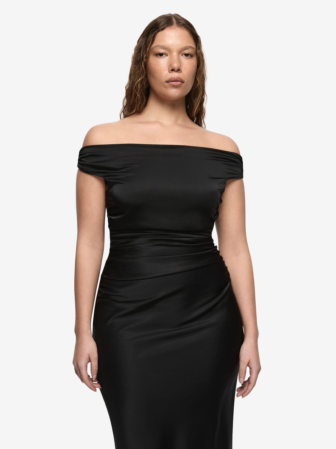 ETERNITY OFF SHOULDER MAXI - BLACK