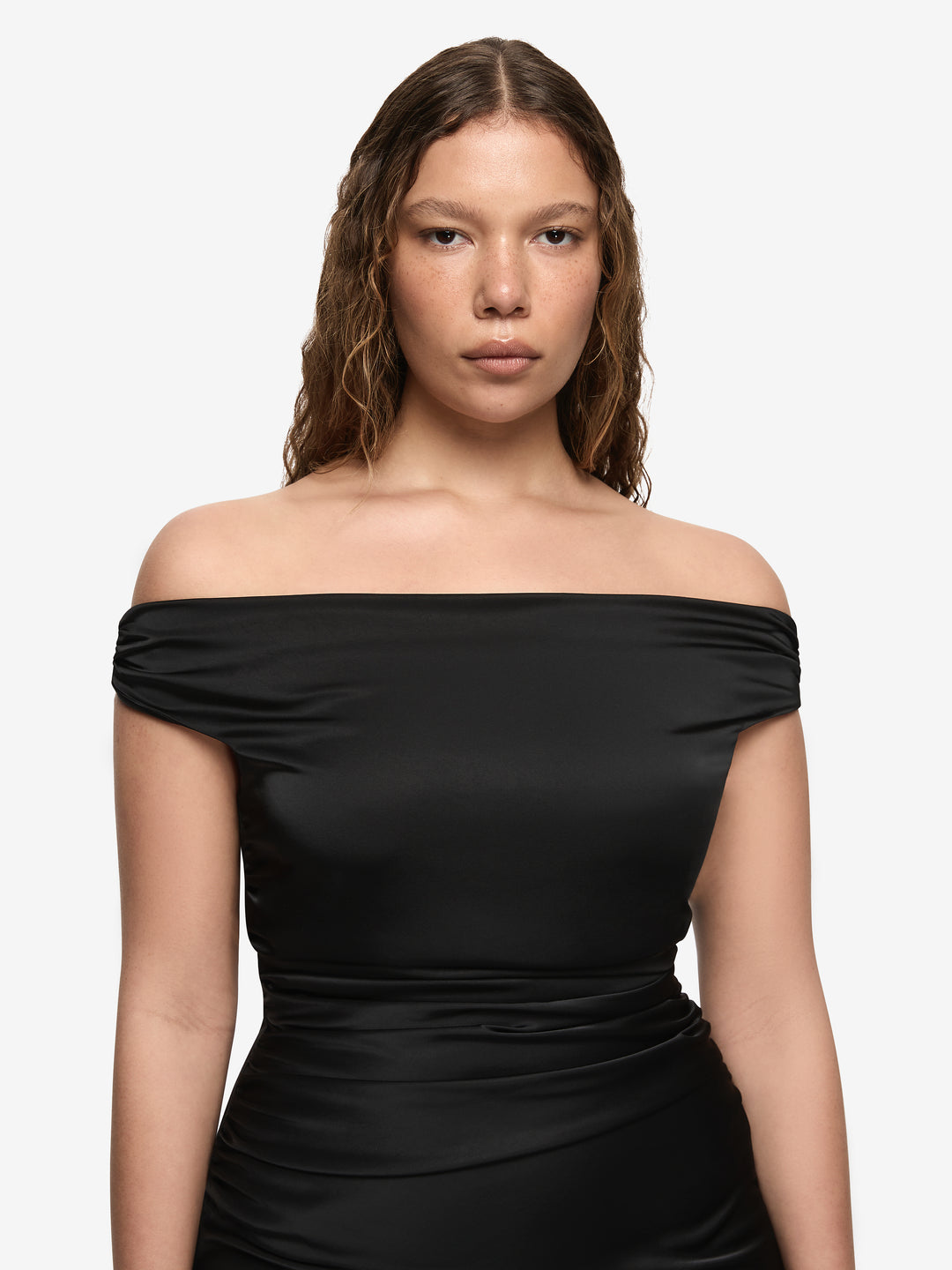 ETERNITY OFF SHOULDER MAXI - BLACK