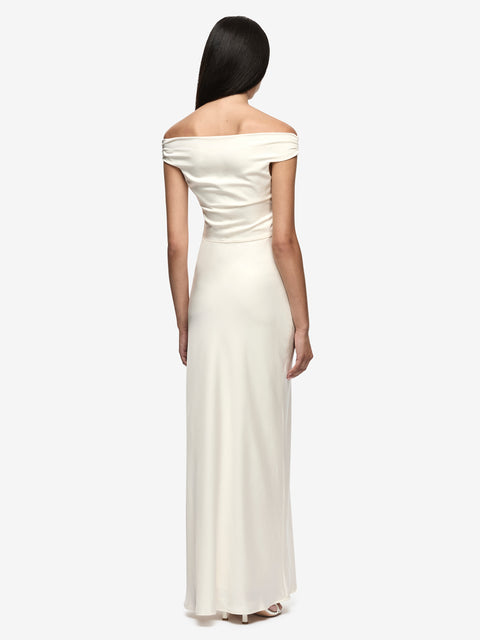 ETERNITY OFF SHOULDER MAXI - CREAM