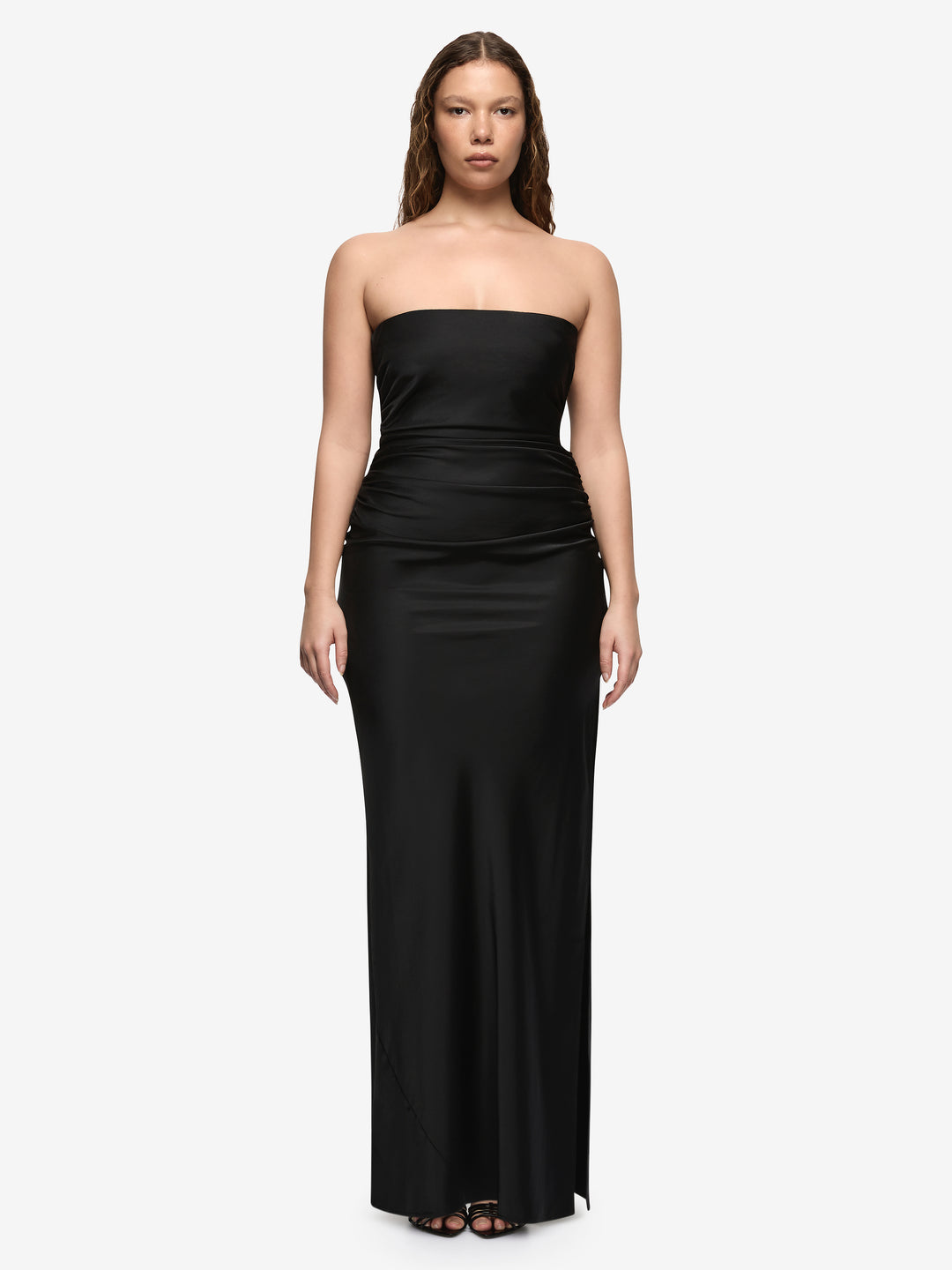ETERNITY STRAPLESS MAXI DRESS - BLACK