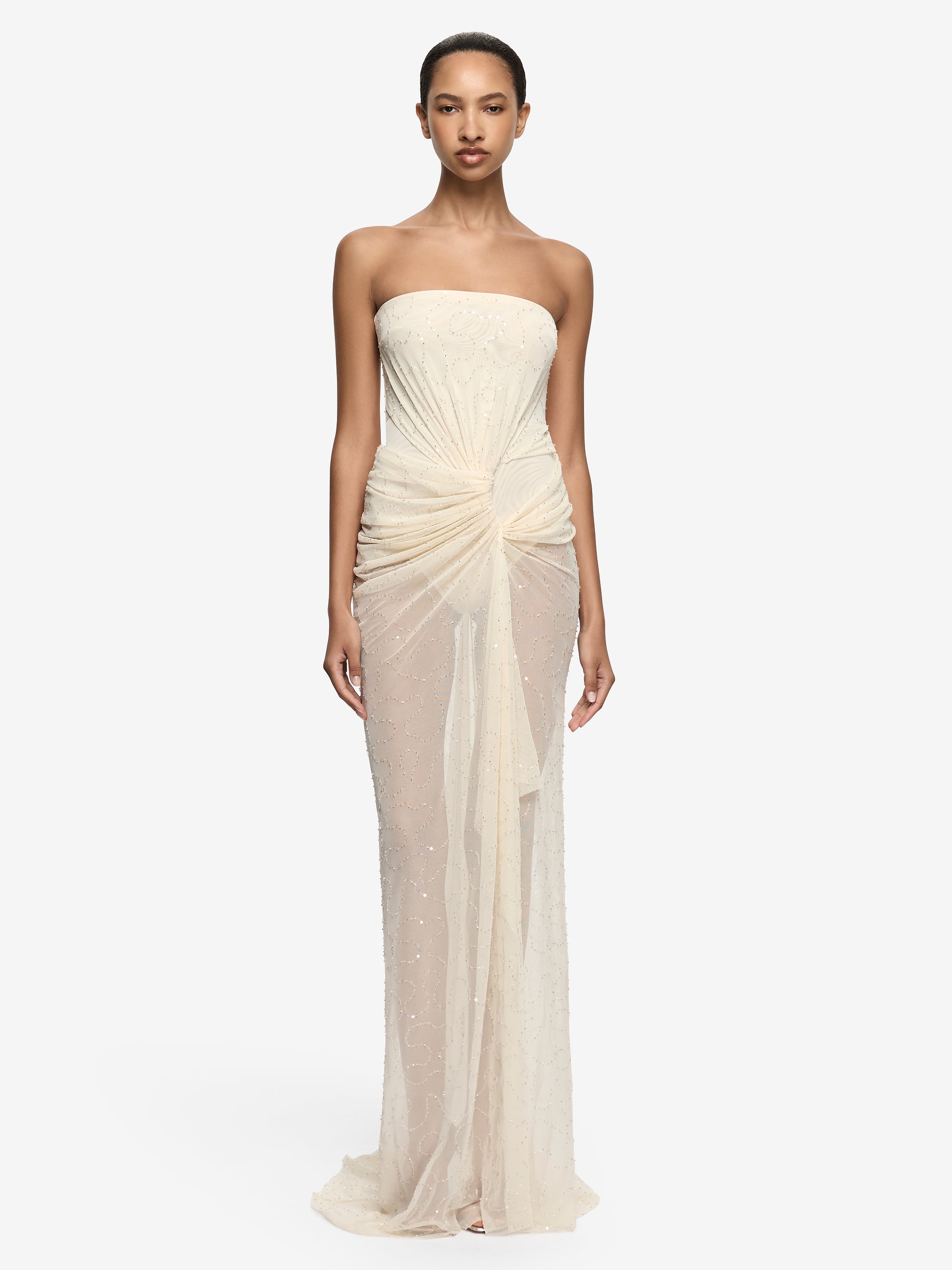 VITTORIA STRAPLESS GOWN