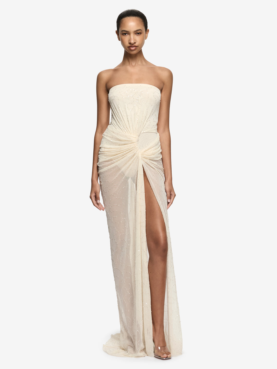 VITTORIA STRAPLESS GOWN - SHELL