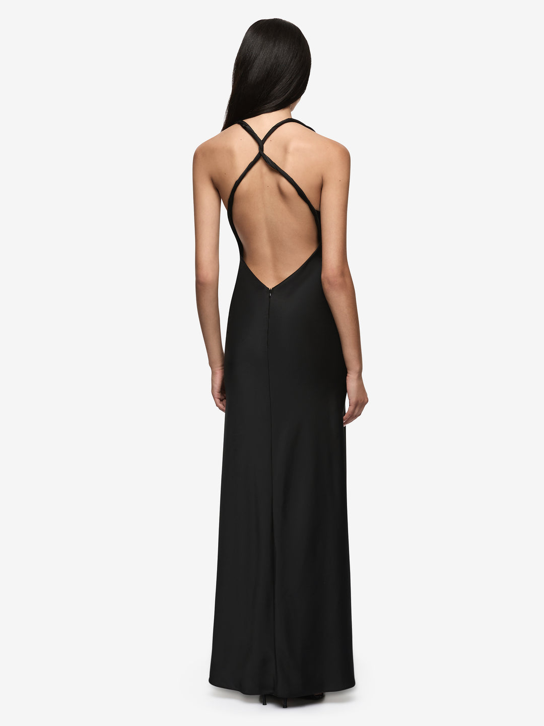 DAKOTA V MAXI DRESS - BLACK