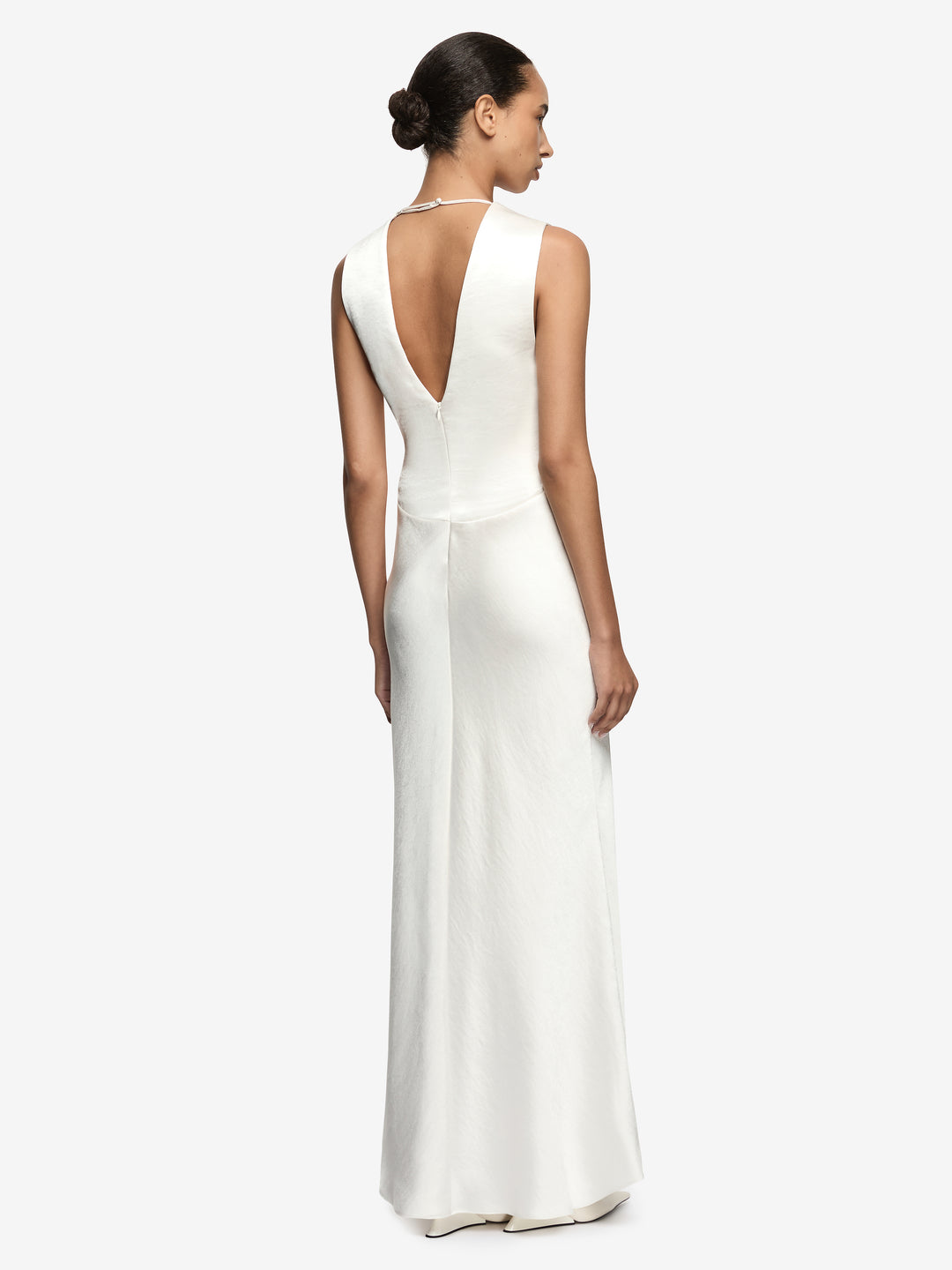 MELODY V MAXI DRESS  - IVORY