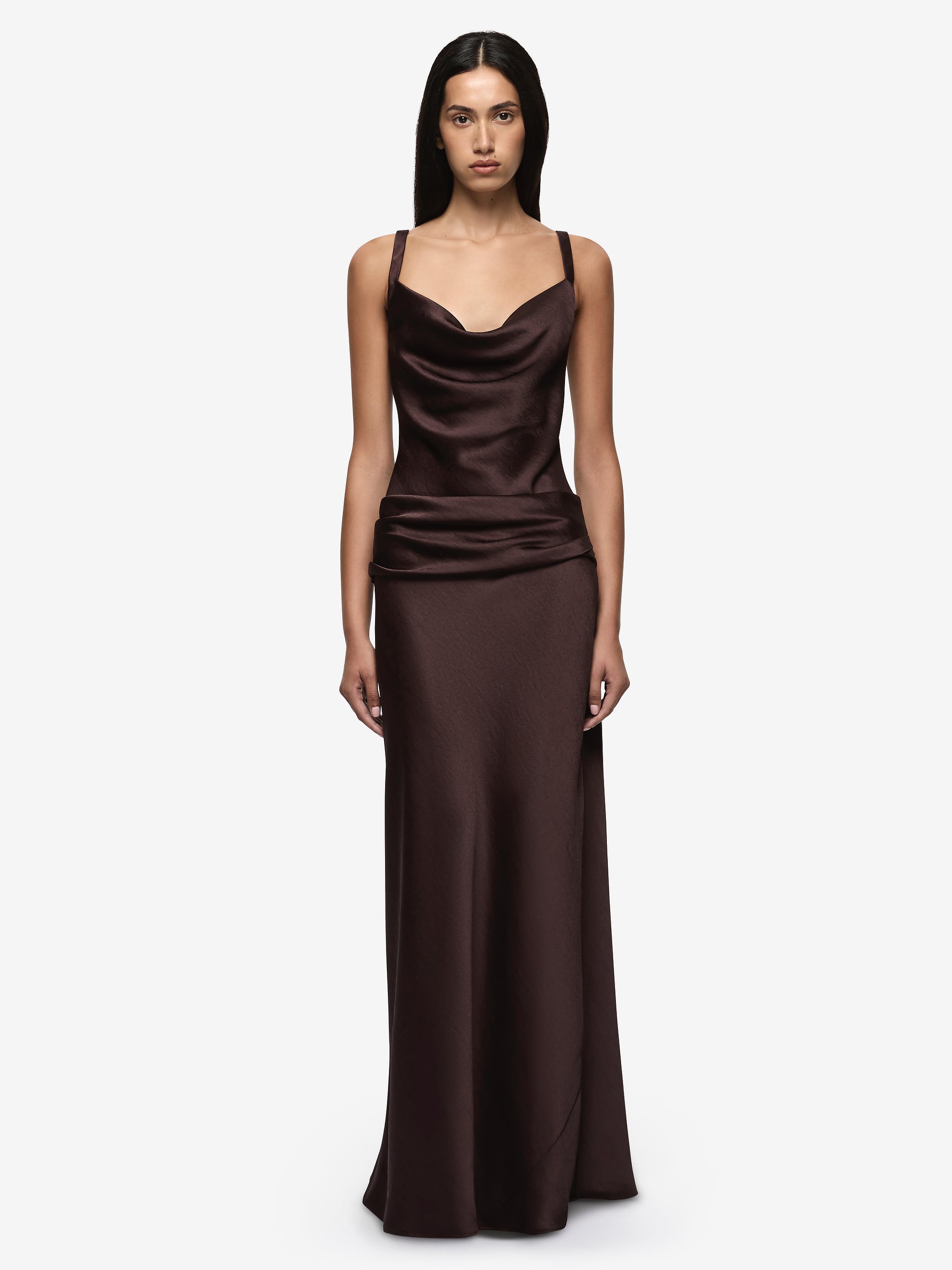 MELODY COWL NECK MAXI DRESS