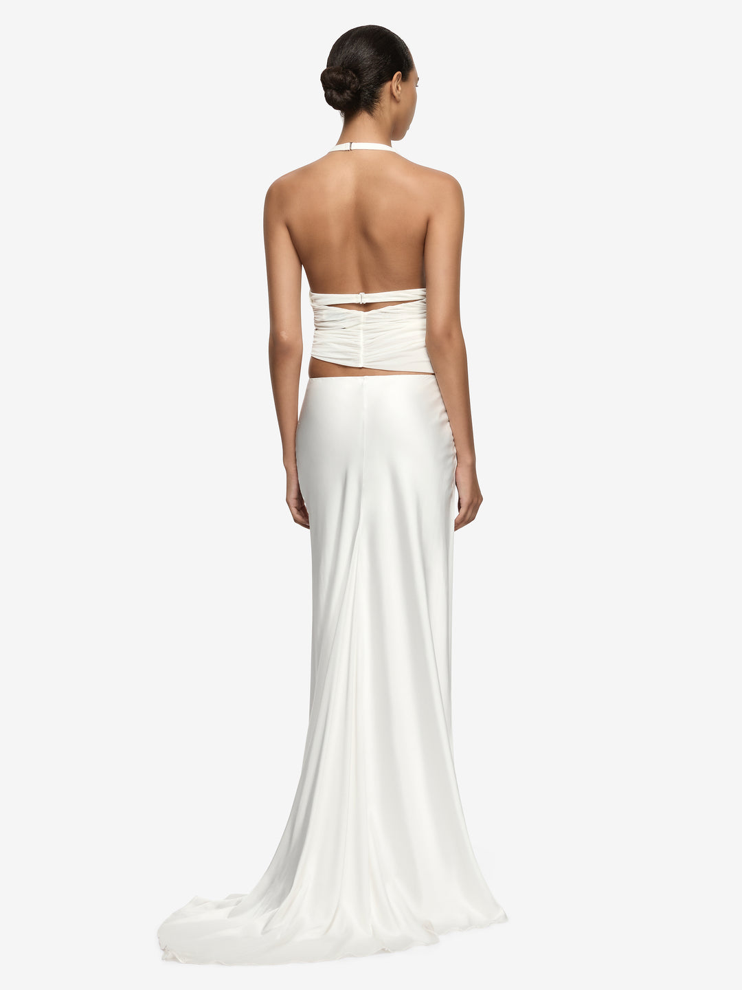 ARIANNA HALTER TOP - IVORY