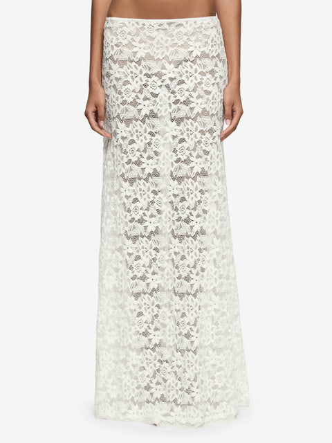 PINA MAXI SKIRT - IVORY