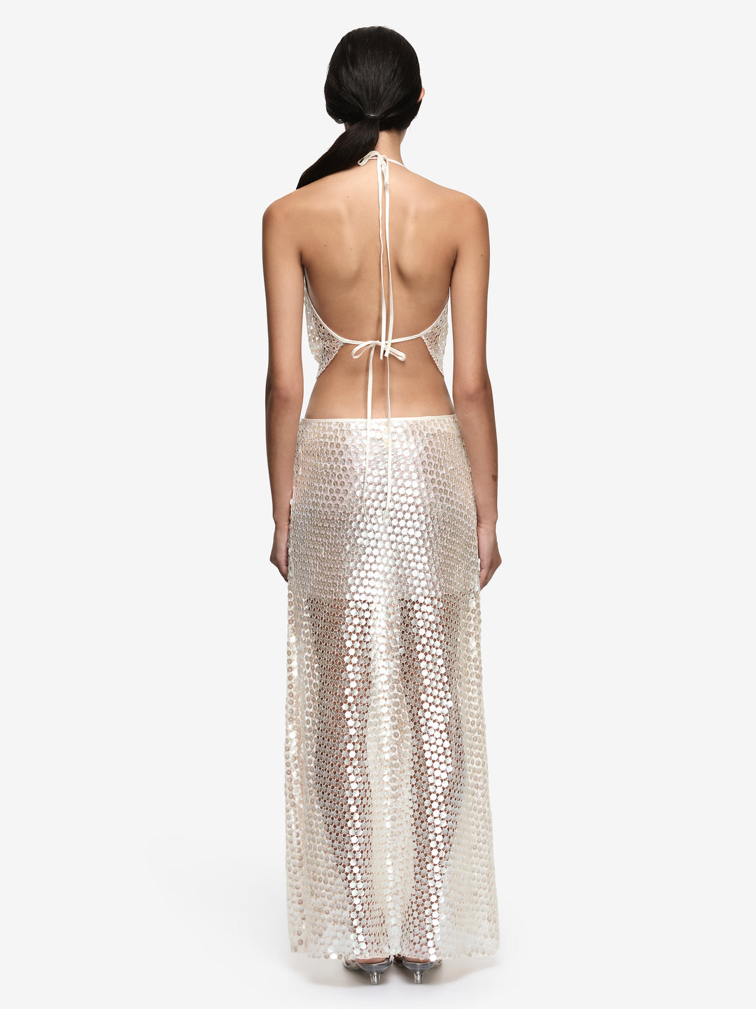 PERLA HALTER TOP - PEARL