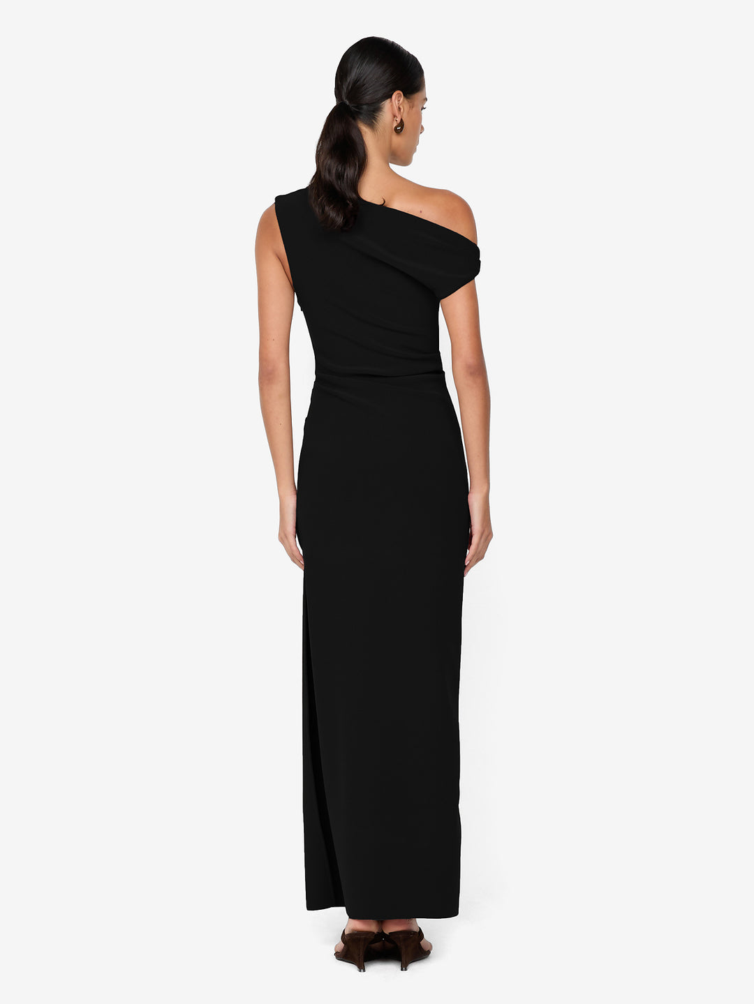 LEORA ASYM MAXI DRESS - Black 0 LEORA ASYM MAXI DRESS - Black 0