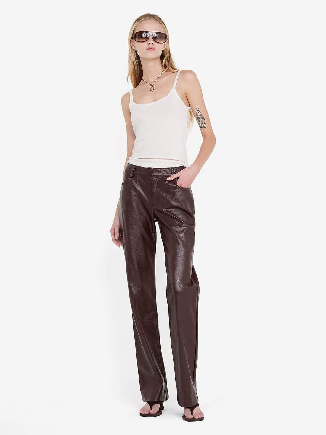 SCYLLA PANT - BURGUNDY