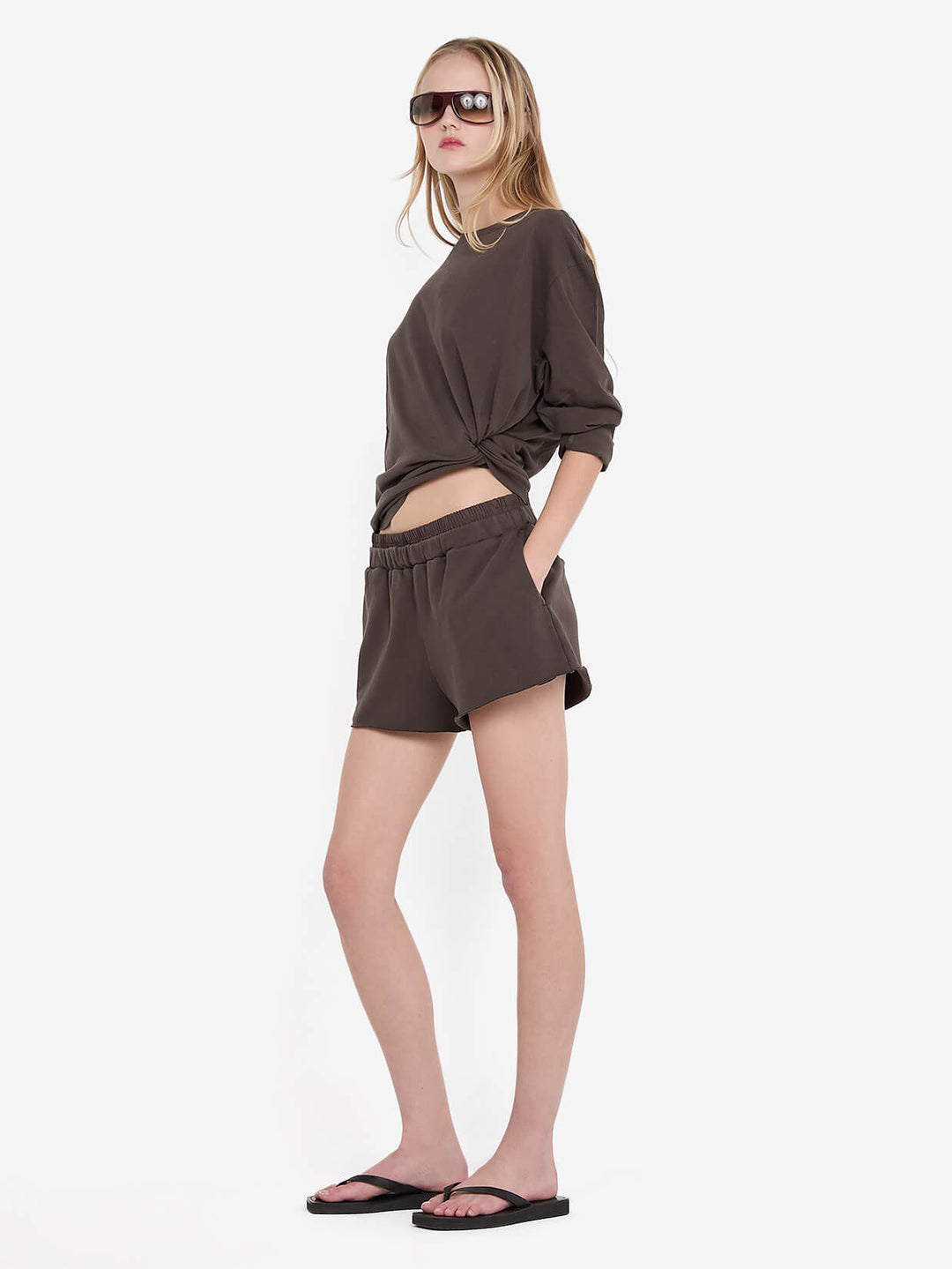 JORJA SHORT - DARK CHOCOLATE