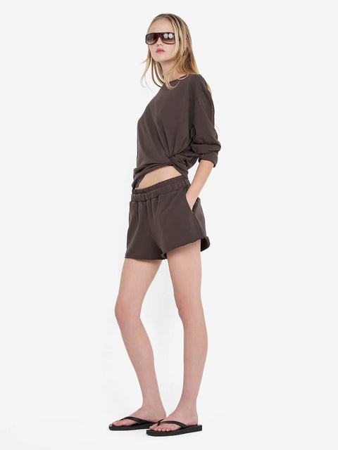 JORJA SHORT - DARK CHOCOLATE