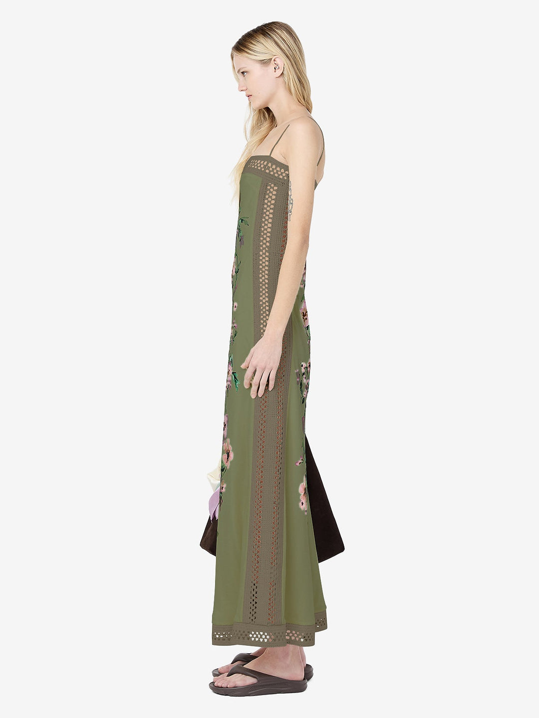 CAMELIA MAXI DRESS - OLIVE GARDENIA FLORAL 6 CAMELIA MAXI DRESS - OLIVE GARDENIA FLORAL 6