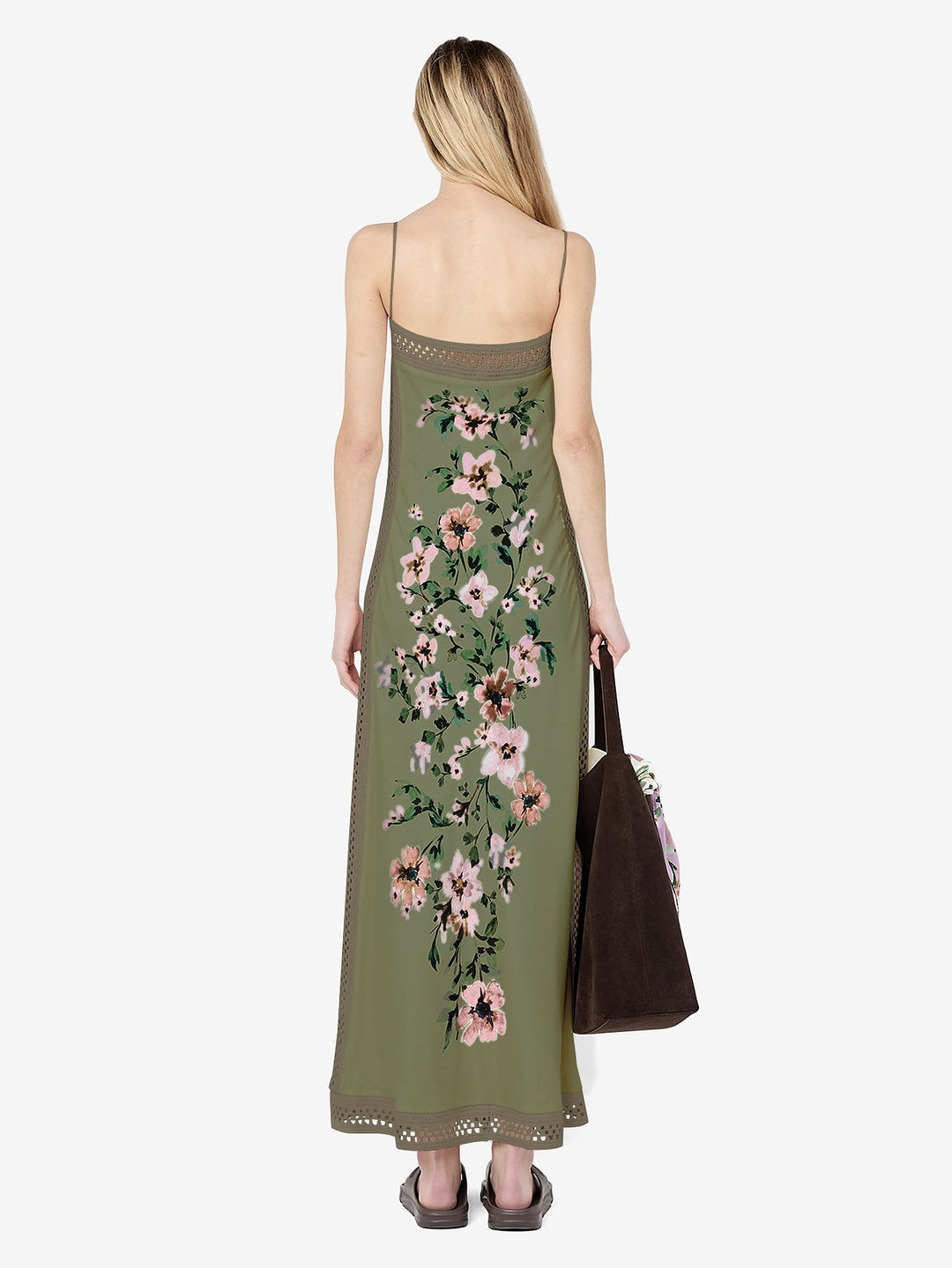 CAMELIA MAXI DRESS - OLIVE GARDENIA FLORAL 6 CAMELIA MAXI DRESS - OLIVE GARDENIA FLORAL 6