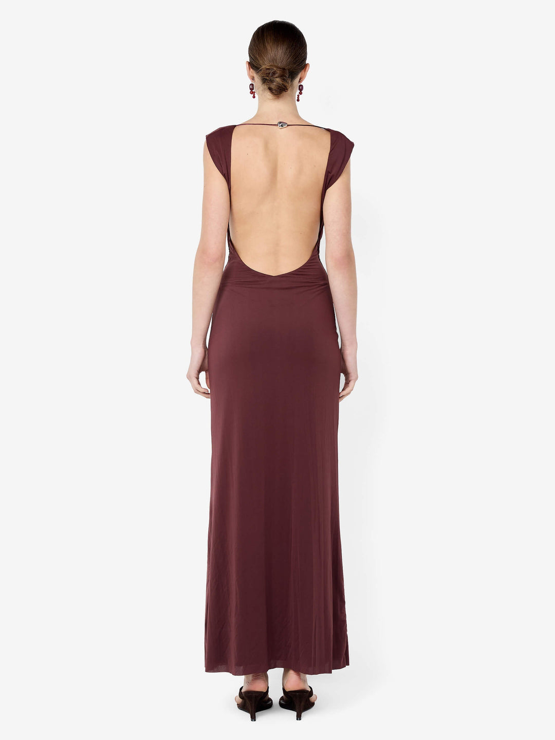BRIGITTE COWL NECK MAXI DRESS