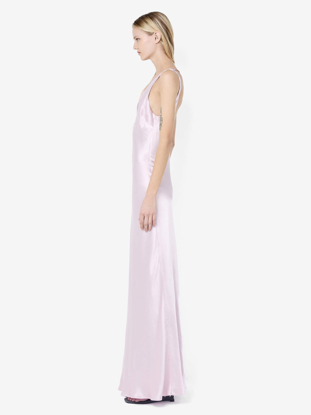FLORENCE V NECK MAXI DRESS - BALLET