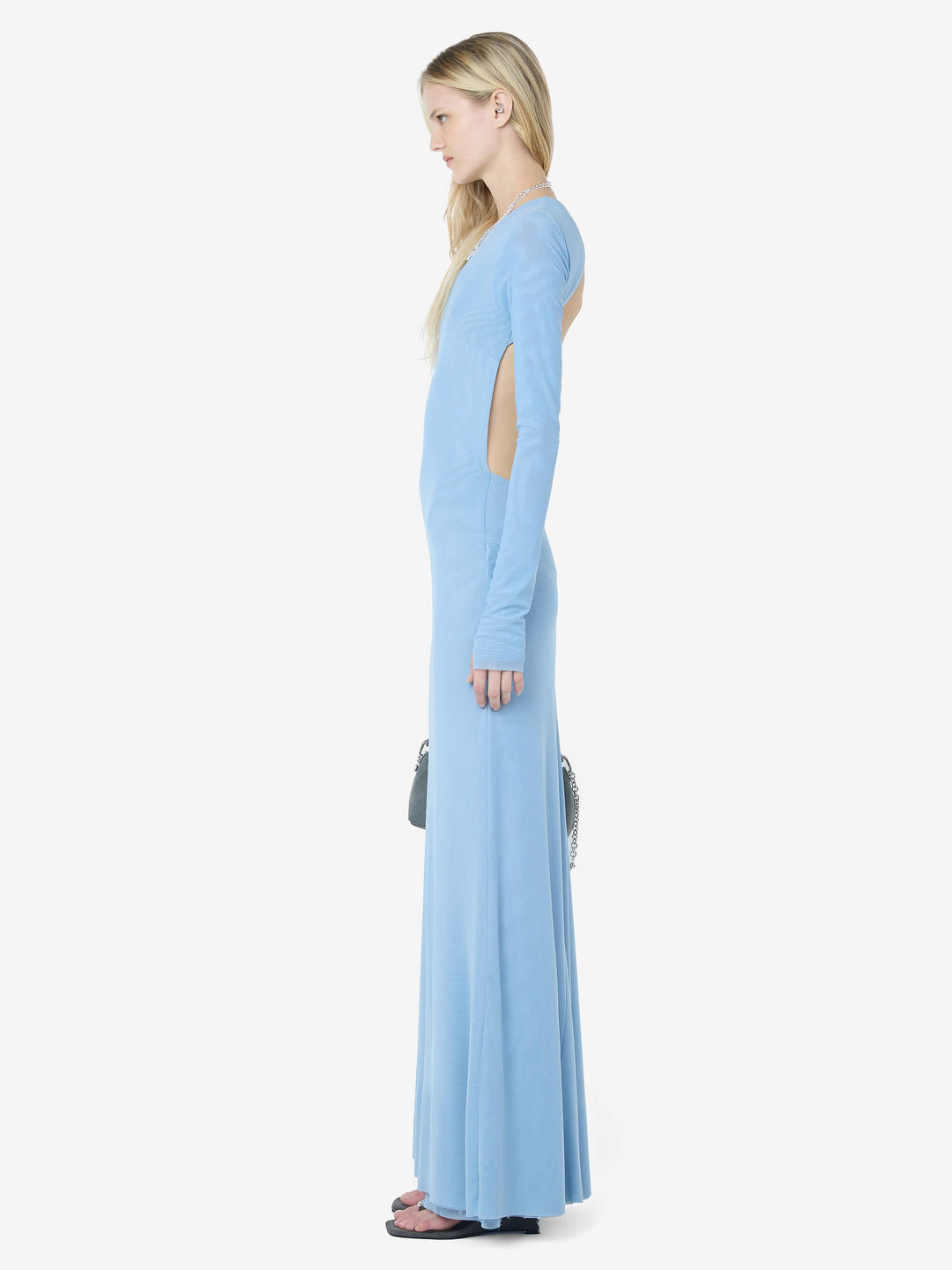 JUNIPER LONG SLEEVE MAXI DRESS - DENIM BLUE 8 JUNIPER LONG SLEEVE MAXI DRESS - DENIM BLUE 8
