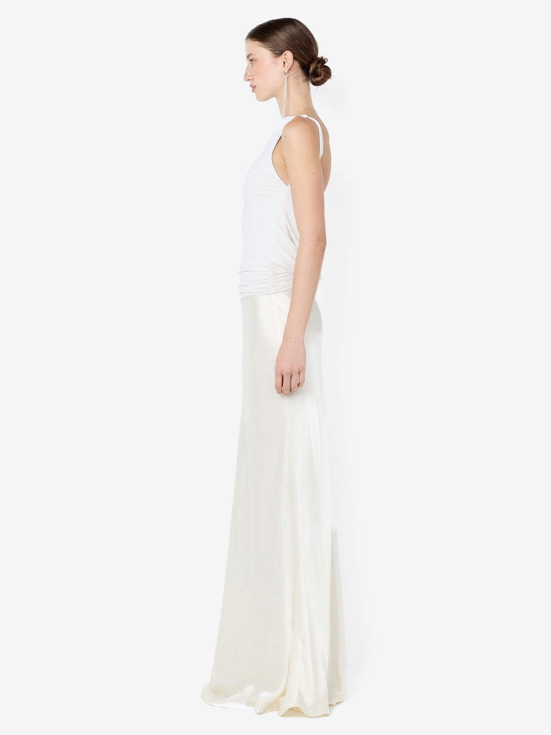 MIRABELLE COWL NECK MAXI DRESS - SNOW 4 MIRABELLE COWL NECK MAXI DRESS - SNOW 4