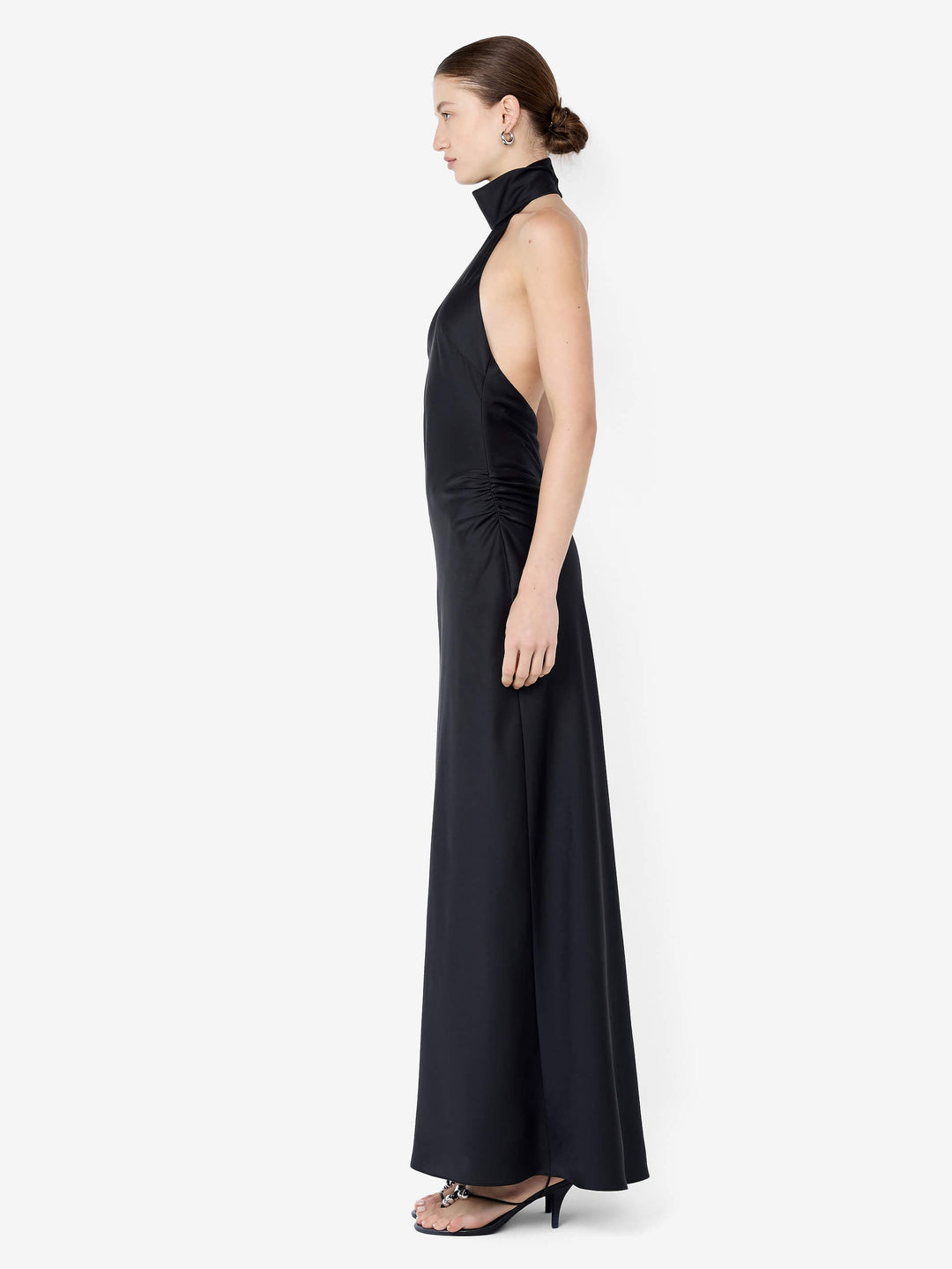 LISETTE HALTER MAXI DRESS - BLACK