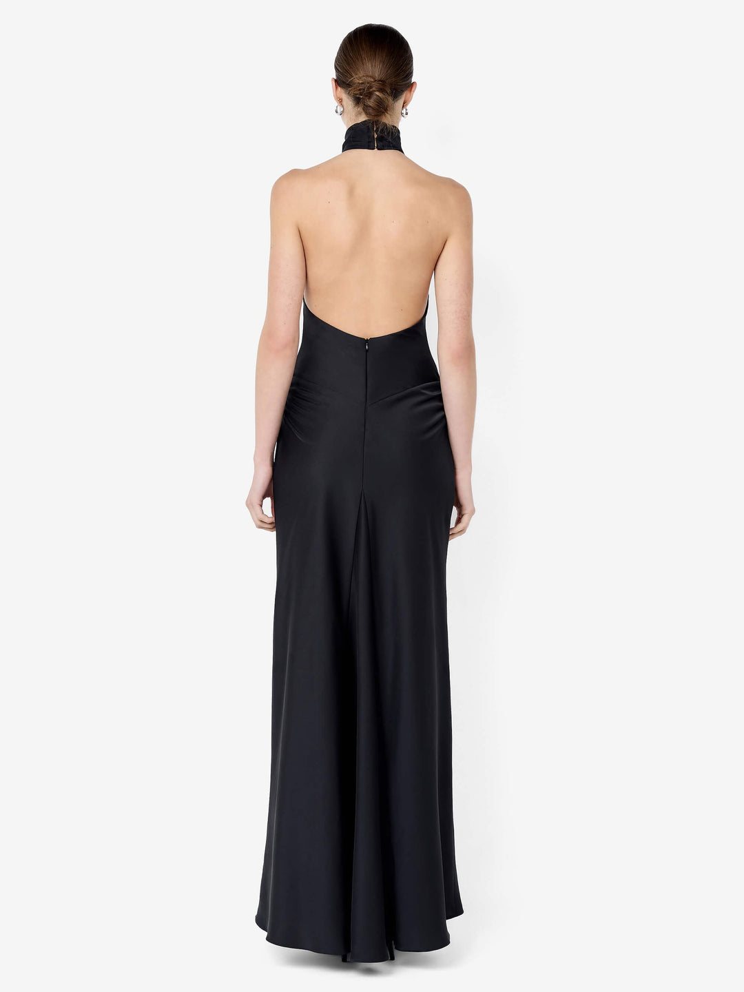 LISETTE HALTER MAXI DRESS - BLACK
