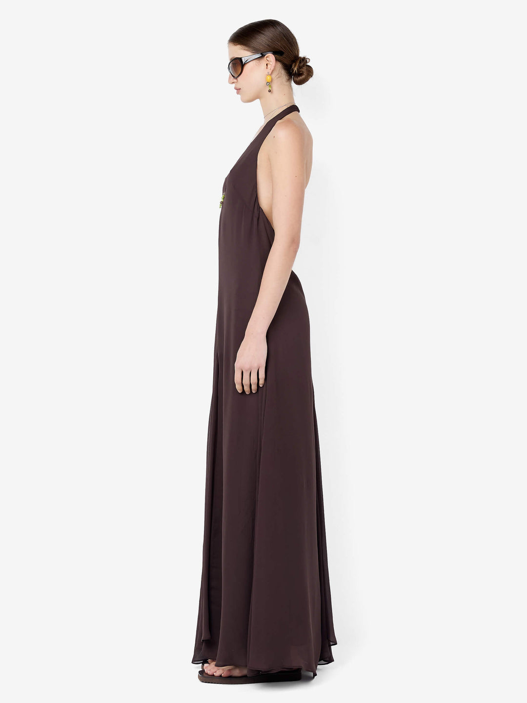 trapeze evening dress High-Low Trapeze Formal Dress: Mac Duggal 68252 Black / 2 main image 1