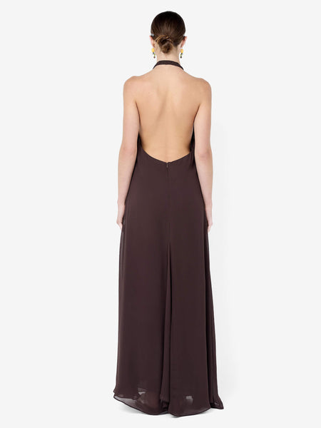 SABRINA TRAPEZE DRESS - DARK CHOCOLATE 8 SABRINA TRAPEZE DRESS - DARK CHOCOLATE 8