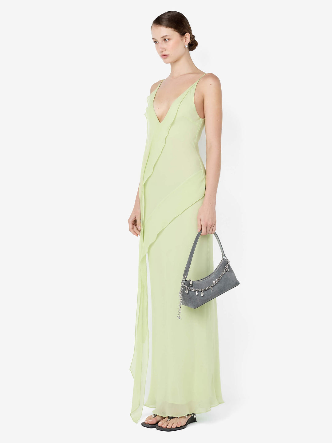chinese dress ladies Sabrina Asym Maxi Dress