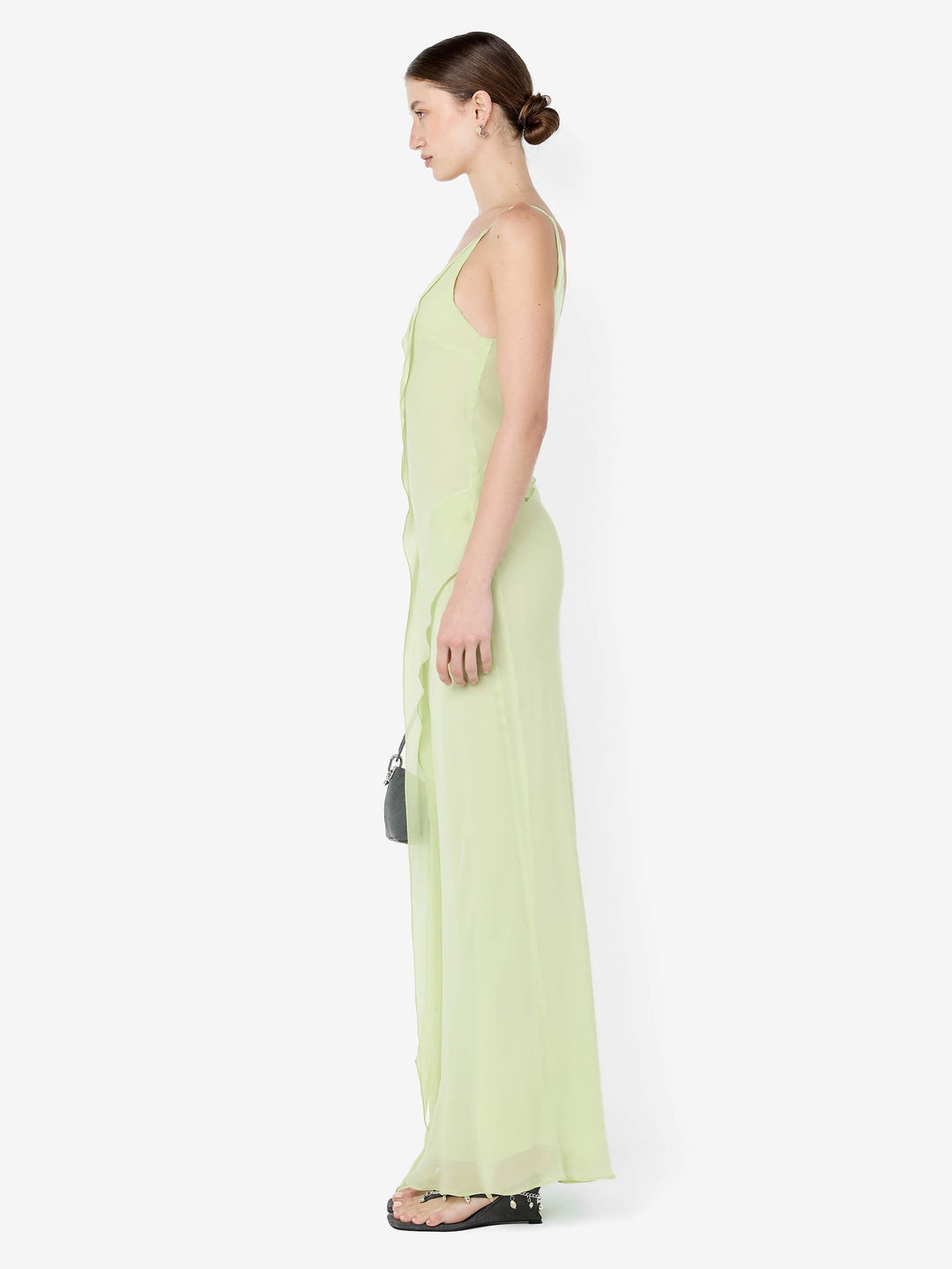 SABRINA ASYM MAXI DRESS - WASABI 8 SABRINA ASYM MAXI DRESS - WASABI 8