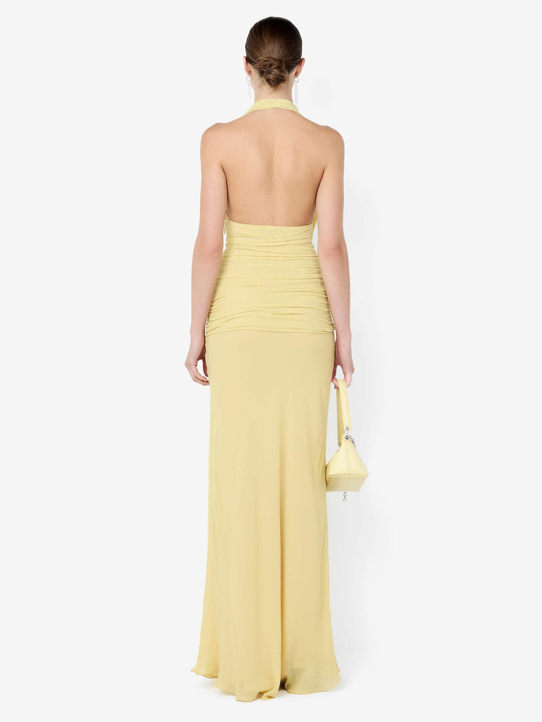 Bec + Bridge Cassis Drape Maxi Dress in Lemon - size Aus 6/US 2 Bec + Bridge Cassis Drape Maxi Dress in Lemon - size Aus 6/US 2