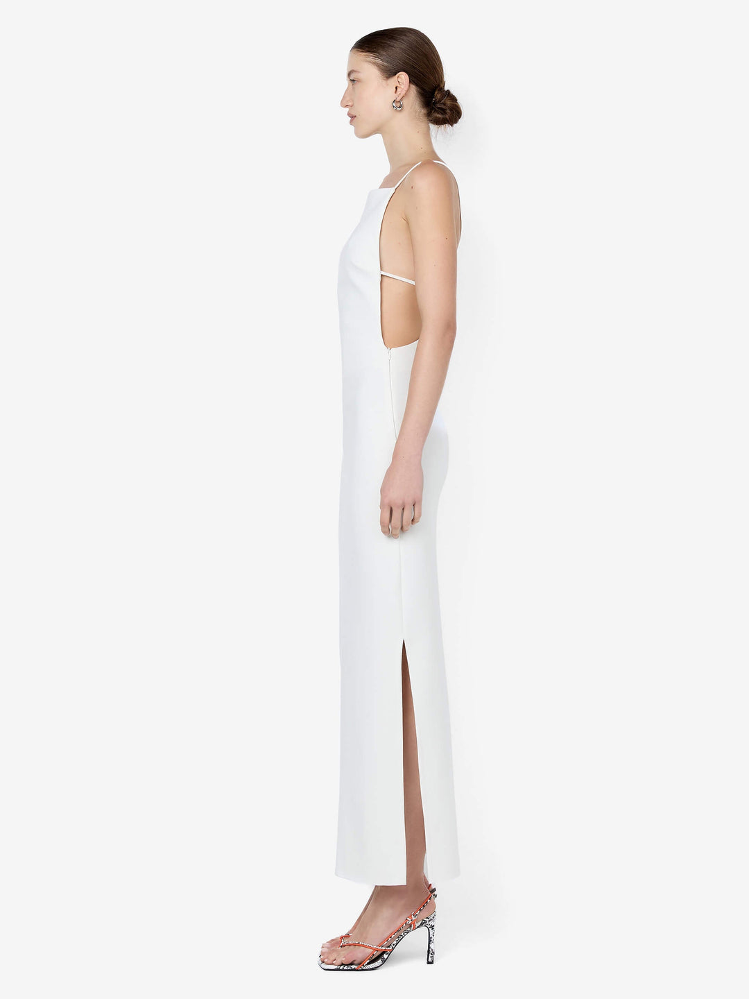 ARLENE STRAPPY MIDI DRESS - IVORY