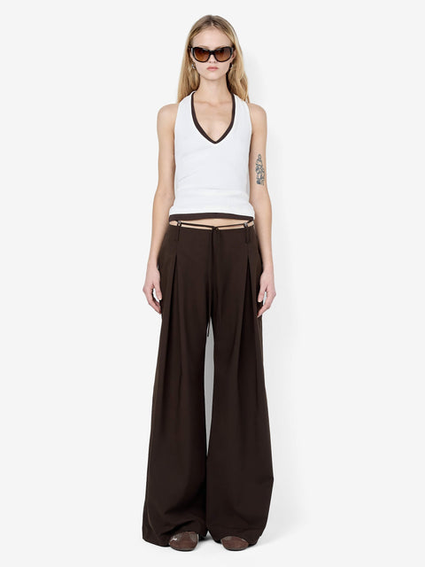 AYLA HALTER TOP - IVORY