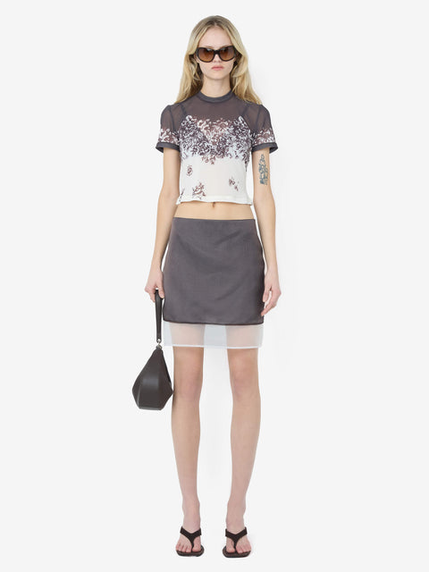 VIOLETTE BABY TEE - CARNATION FLORAL