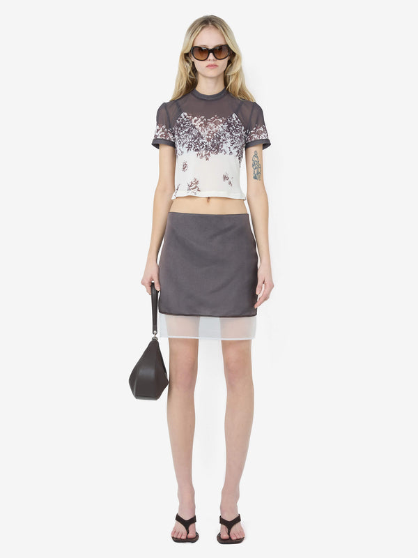 VIOLETTE BABY TEE - CARNATION FLORAL