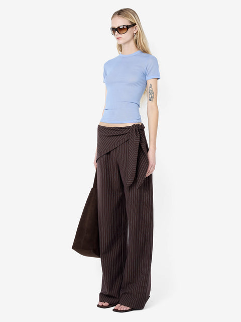 MELROSE BABY TEE - CHAMBRAY BLUE