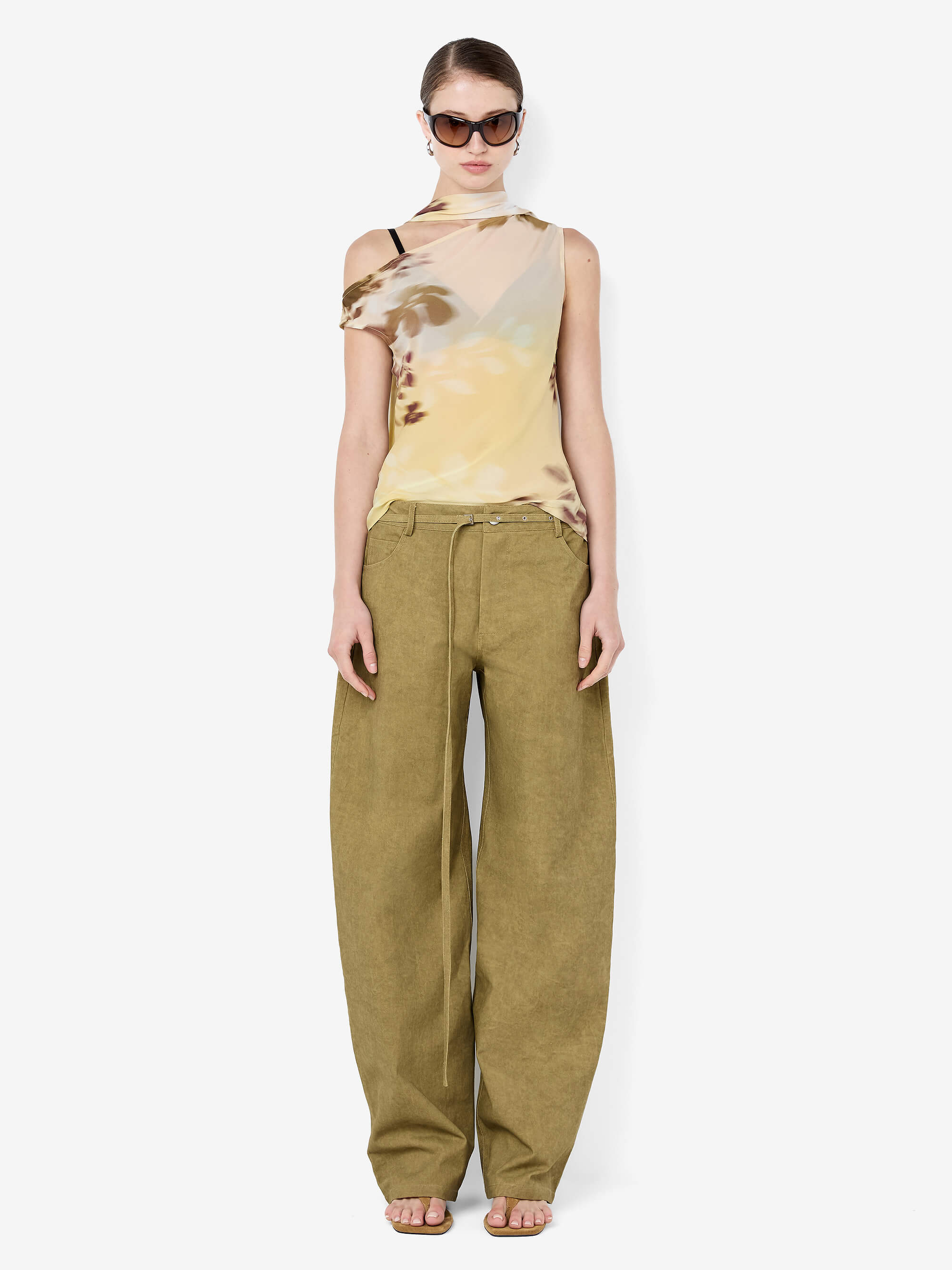 DAMIEN BARREL LEG PANT - MUSTARD – BEC + BRIDGE US