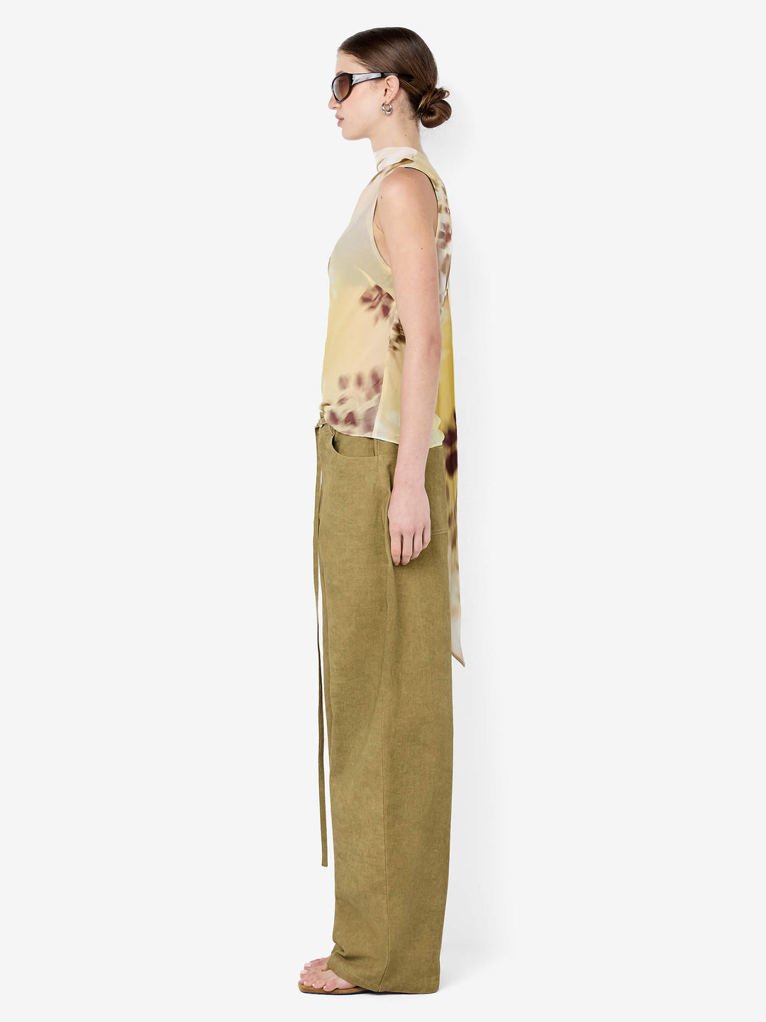BLAISE SCARF TOP - PALMERA FLORAL