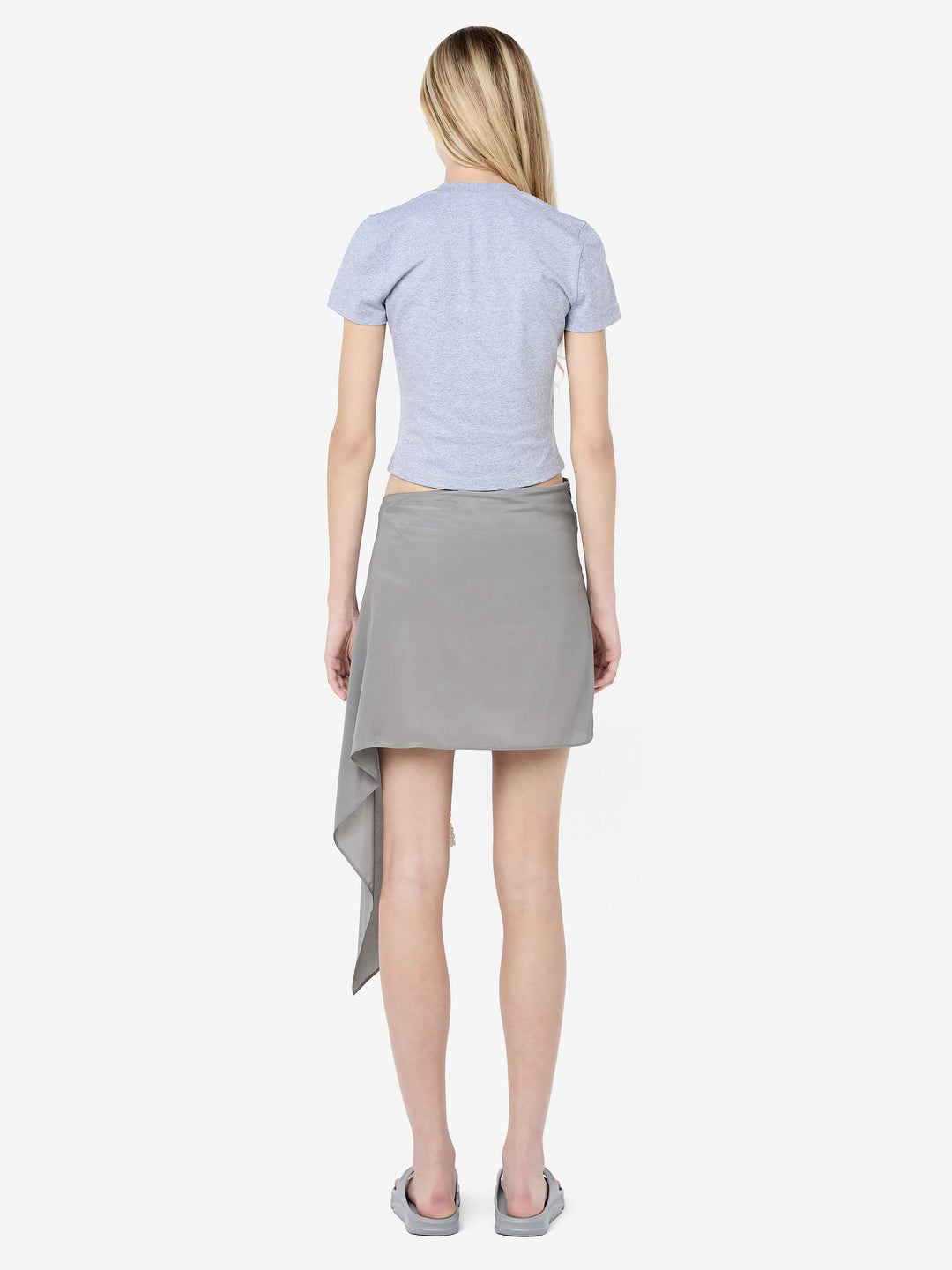 CLAUDETTE BABY TEE - GREY MARLE
